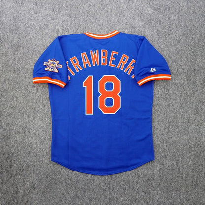 DS 1986 NYM Alt Blue 25th Cooperstown Jersey