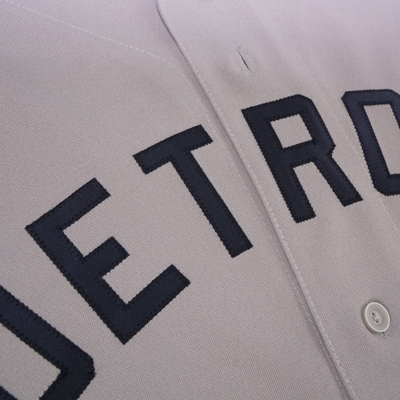 D1 Cooperstown Grey Road Jersey 100th Patch