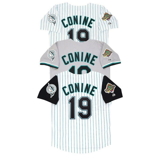 Florida Marlins Jeff Conine Alt World Series MLB jersey front view