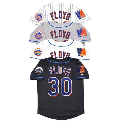 CF 2004 NYM Shea 40th Patch Home Road Alt Jersey