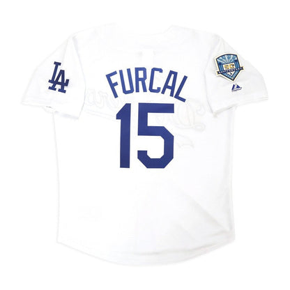 Los Angeles Dodgers Rafael Furcal 50th Anniv S MLB jersey front view