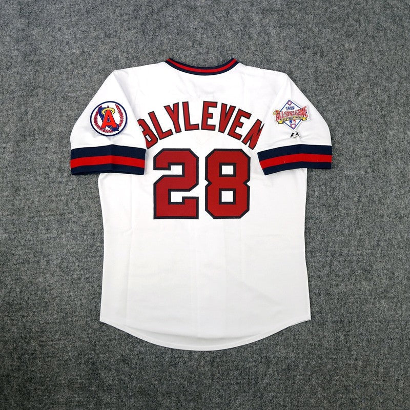 Bert Blyleven California Angels 1989 All Star Cooperstown Home Jersey jersey front view