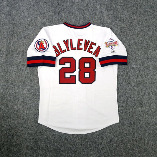 Bert Blyleven California Angels 1989 All Star Cooperstown Home Jersey jersey front view