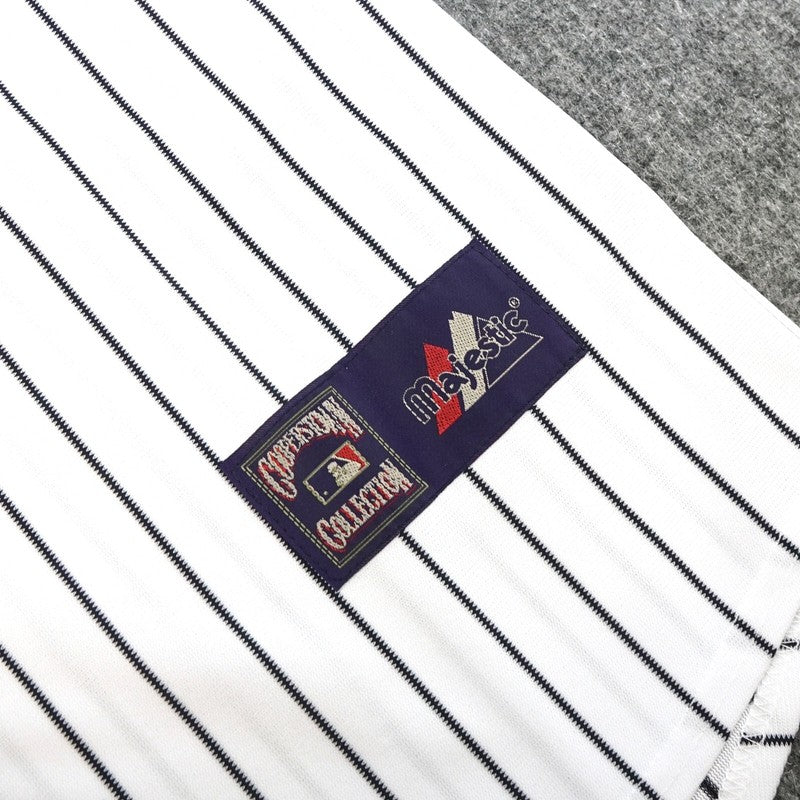 New York Yankees Mariano Rivera World Series Cooperstown MLB jersey front view
