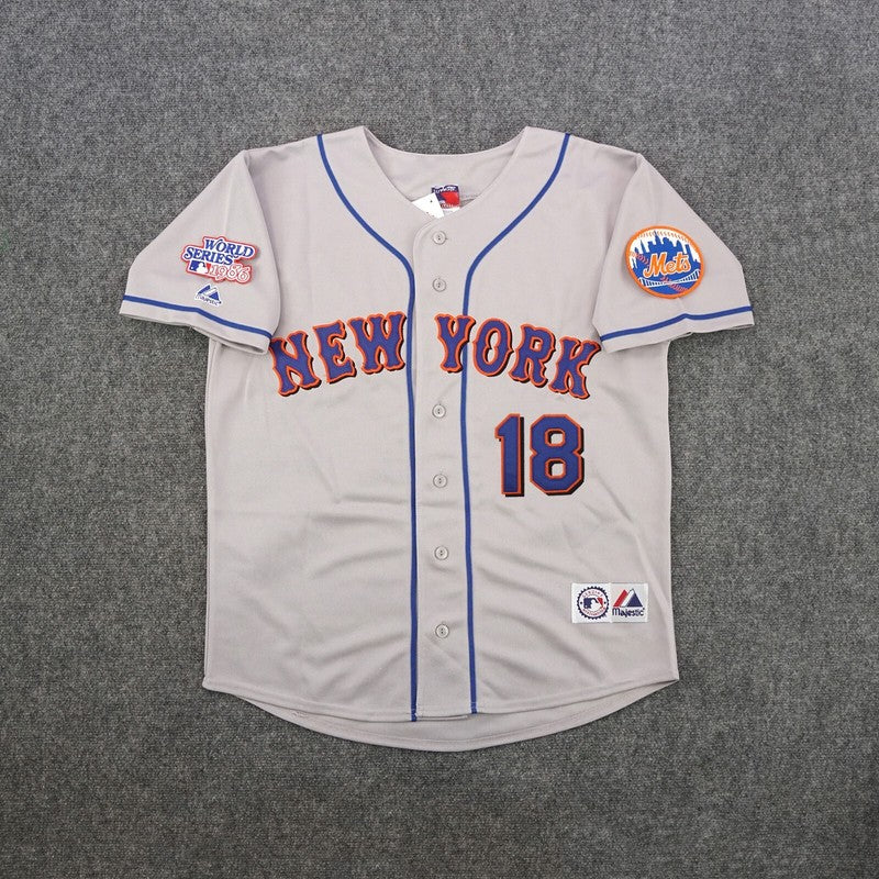DS 1986 NYM WS Grey Road Jersey