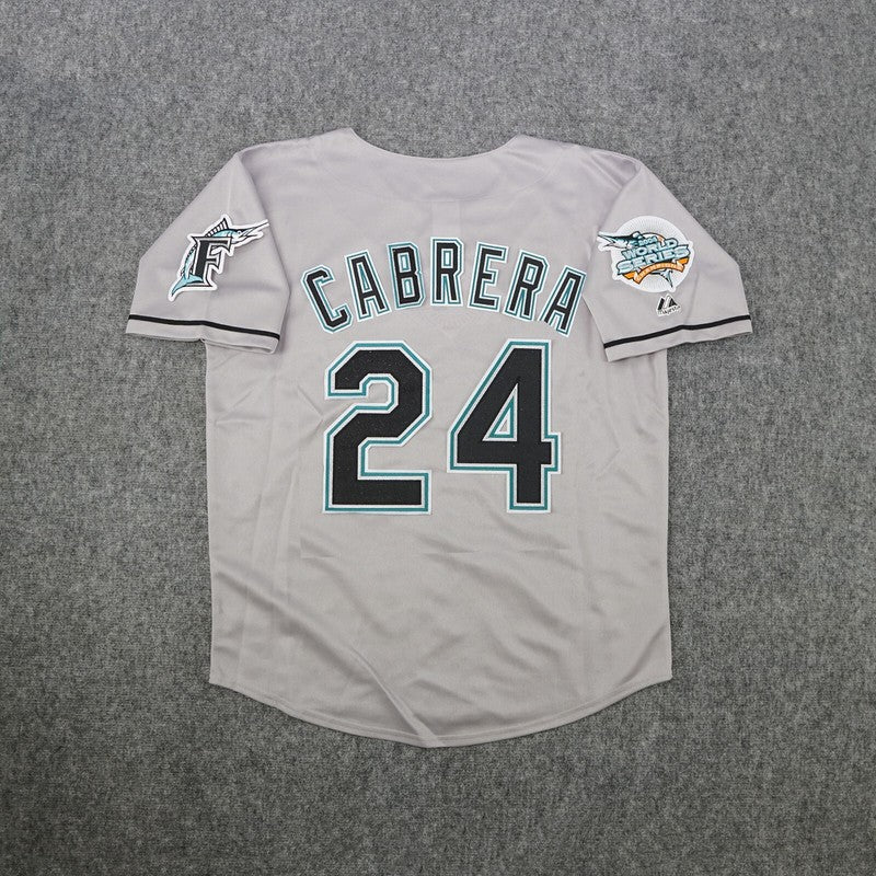 Florida Marlins Miguel Cabrera World Series Champs MLB jersey front view