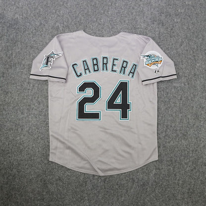 Florida Marlins Miguel Cabrera World Series Champs MLB jersey front view