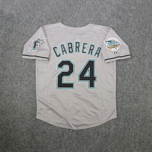 Florida Marlins Miguel Cabrera World Series Champs MLB jersey front view