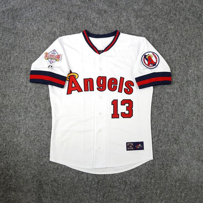 Lance Parrish California Angels 1989 All Star Cooperstown Home Jersey jersey front view