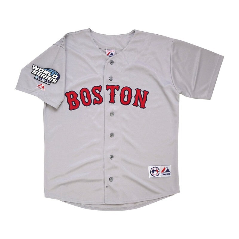 Boston Red Sox Pedro Martinez World Series M MLB jersey front view