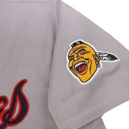 AB 1969 Cooperstown Grey Road Jersey 100th Patch