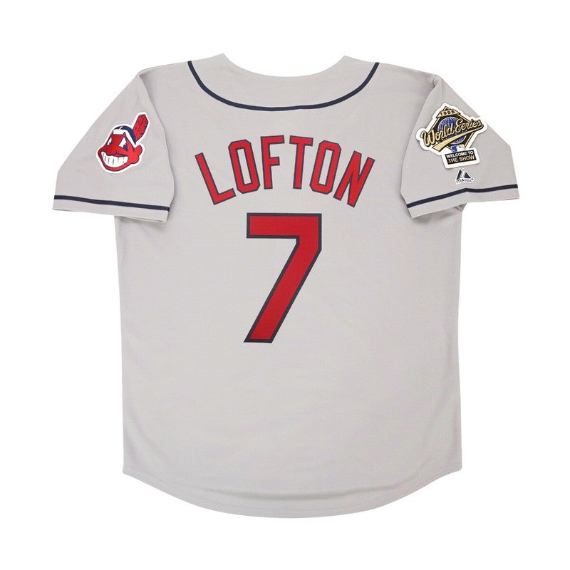 Cleveland Indians Kenny Lofton World Series M MLB jersey front view