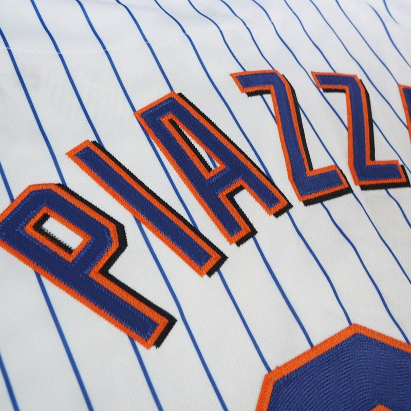 New York Mets Mike Piazza 40th Anniversary MLB jersey front view