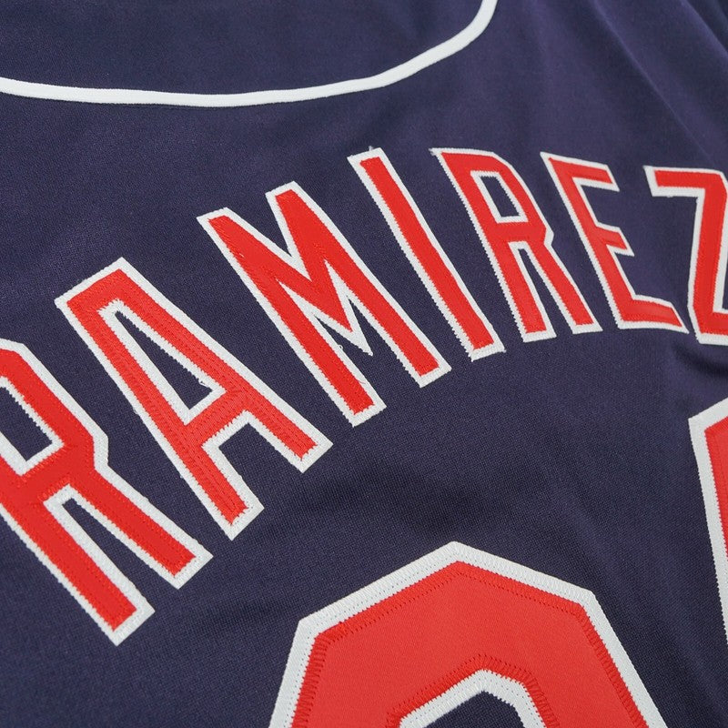 Cleveland Indians Manny Ramirez Alt World Series MLB jersey front view