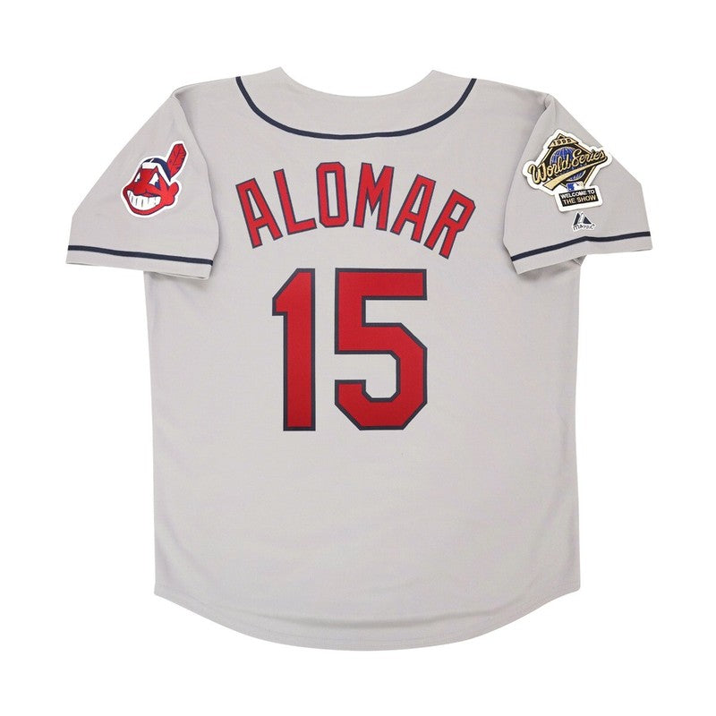 Cleveland Indians Sandy Alomar World Series M MLB jersey front view