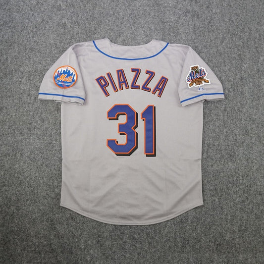 MP 2002 NYM 40th Anniversary Grey Road Jersey