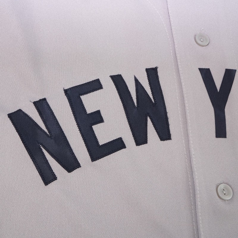 N1 Cooperstown Grey Road Jersey AL 50th Patch