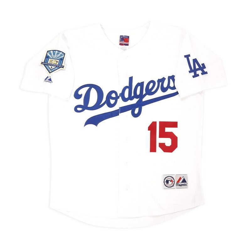 Los Angeles Dodgers Rafael Furcal 50th Anniv S MLB jersey front view
