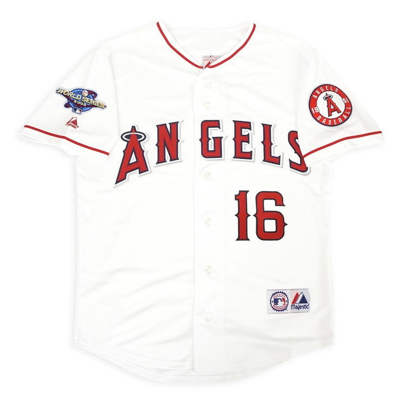 Garret Anderson 2002 Anaheim La Angels World Series Home Road Jersey jersey front view