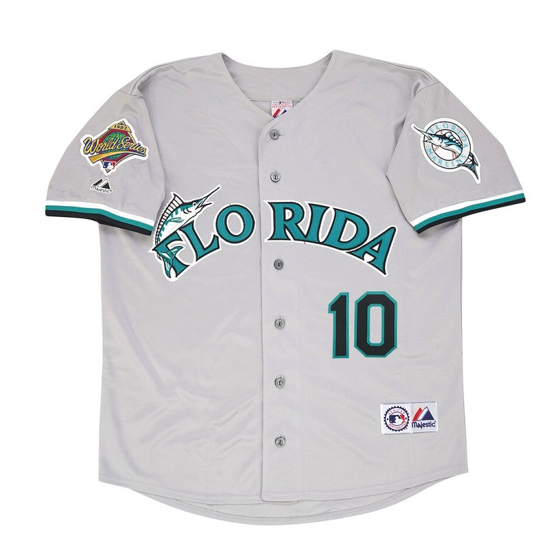 Florida Marlins Gary Sheffield Alt World Series MLB jersey front view