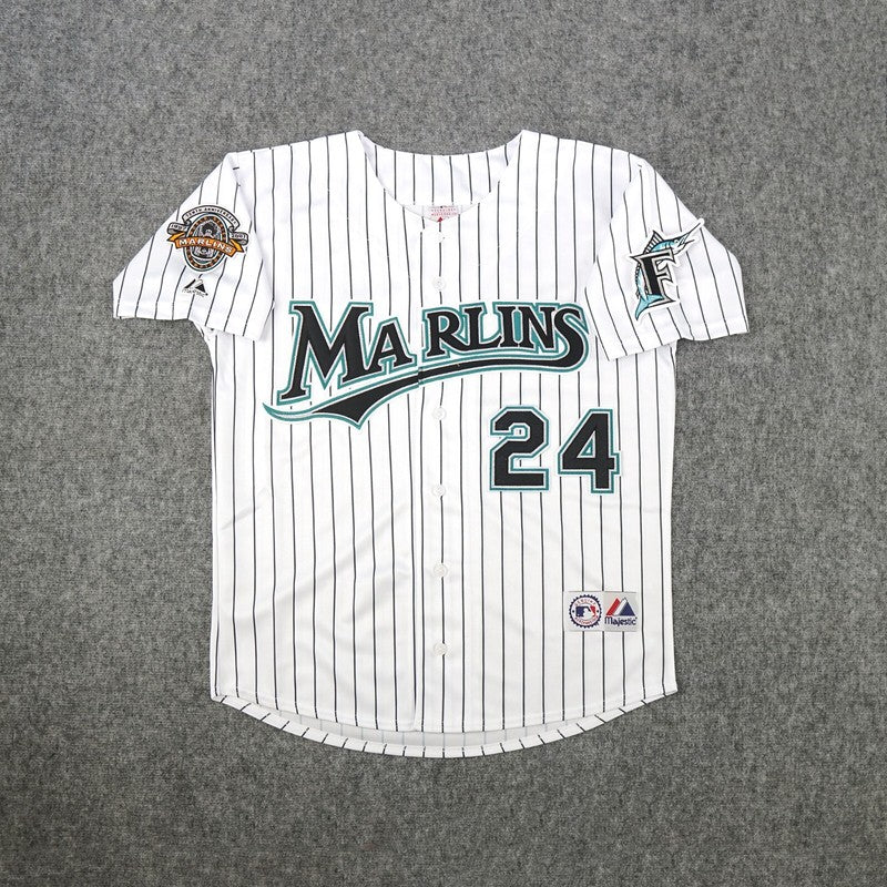 Florida Marlins Miguel Cabrera 10th Anniversary MLB jersey front view