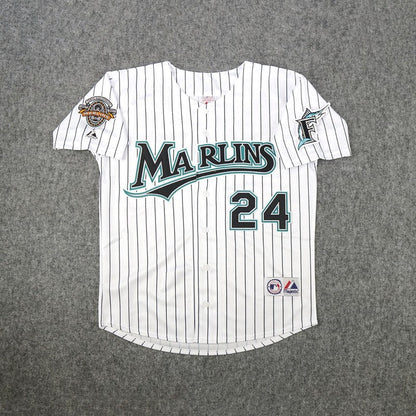 Florida Marlins Miguel Cabrera 10th Anniversary MLB jersey front view