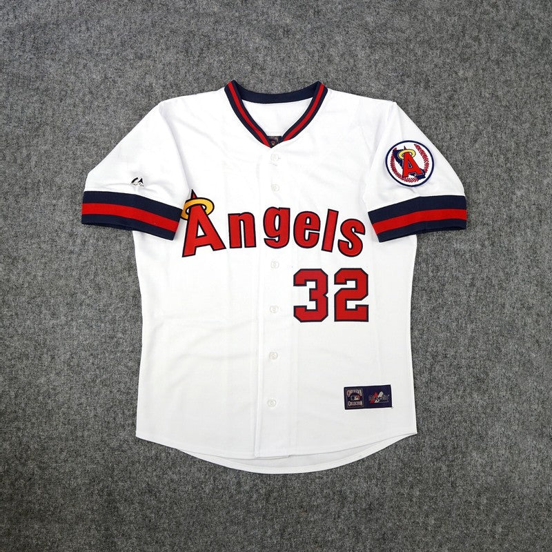 Dave Winfield California Angels Cooperstown Home White Throwback Jersey jersey front view
