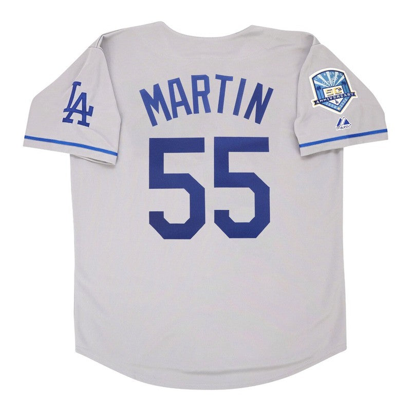 Los Angeles Dodgers Russell Martin 50th Anniv M MLB jersey front view