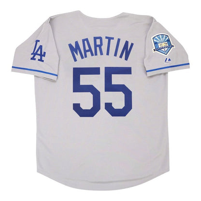 Los Angeles Dodgers Russell Martin 50th Anniv M MLB jersey front view