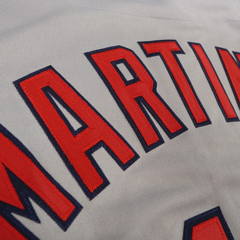 Boston Red Sox Pedro Martinez World Series M MLB jersey front view