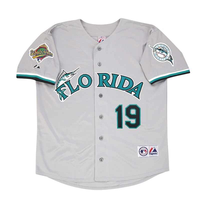 Florida Marlins Jeff Conine Alt World Series MLB jersey front view