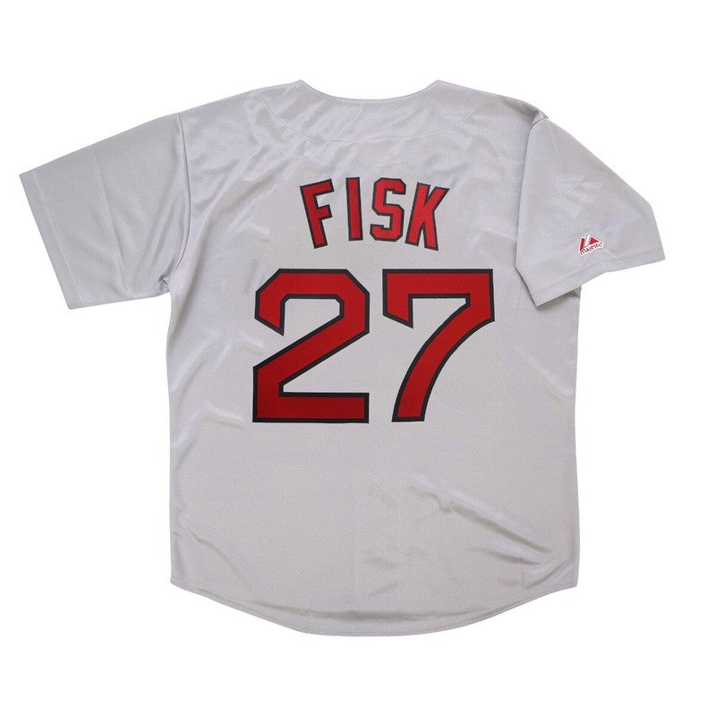 Boston Red Sox Carlton Fisk M 2xl MLB jersey front view