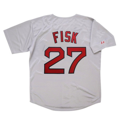 Boston Red Sox Carlton Fisk M 2xl MLB jersey front view