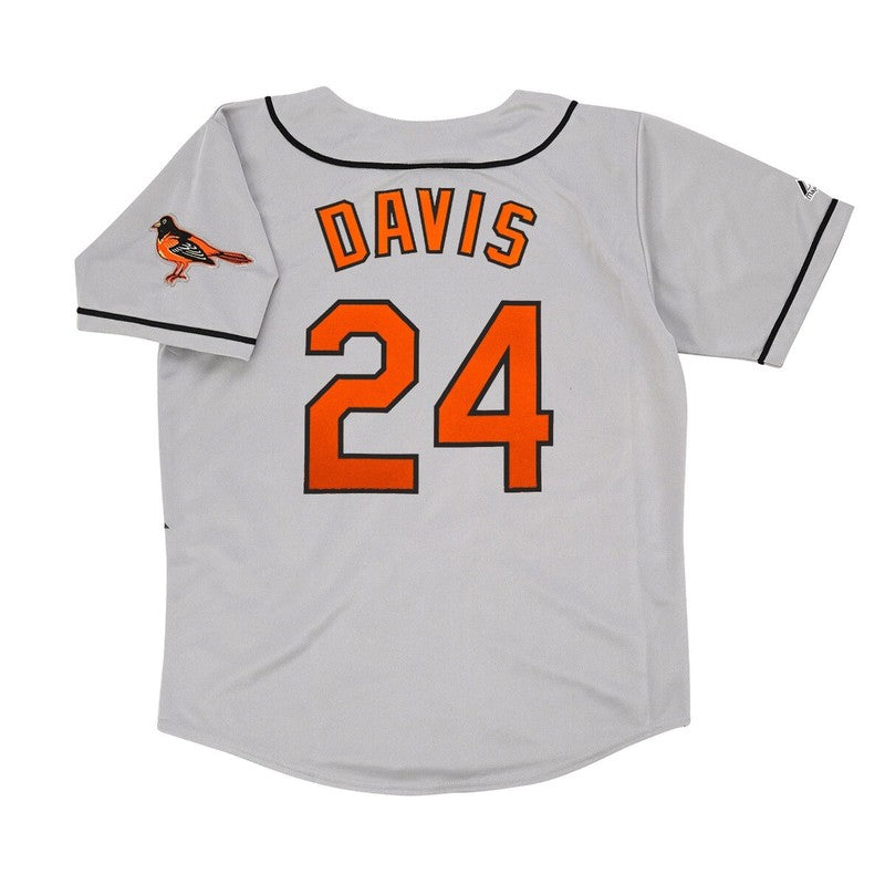 Baltimore Orioles Eric Davis W Patch M MLB jersey front view