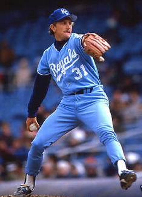 BS KCR 1985 Away Throwback Baseball Stitched Jersey, Vintage Baseball Jersey, Retro Sewn Jersey