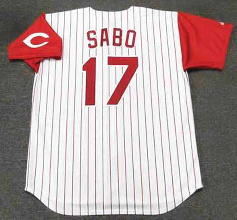 Cincinnati Reds Chris Sabo MLB jersey front view