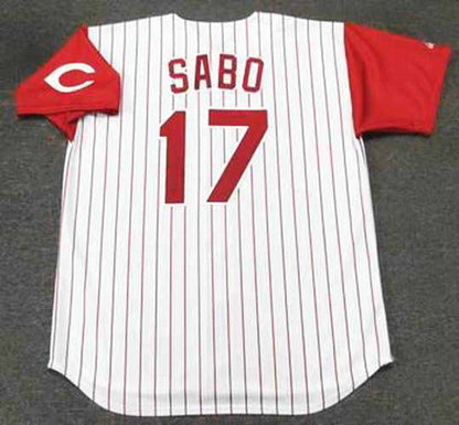 Cincinnati Reds Chris Sabo MLB jersey front view