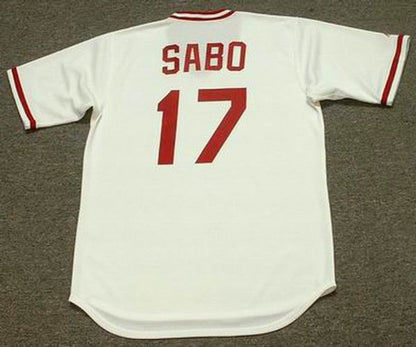 Cincinnati Reds Chris Sabo Cooperstown MLB jersey front view