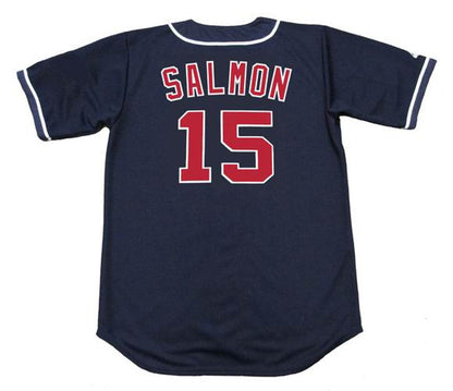 Tim Salmon California Angels 1995 Alternate Baseball Throwback Baseball Jersey jersey front view