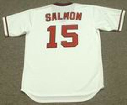 Tim Salmon California Angels Cooperstown Throwback Home Baseball Stitched Jersey jersey front view