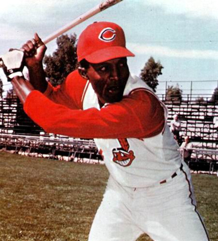 Cleveland Indians Chico Salmon Cooperstown MLB jersey front view