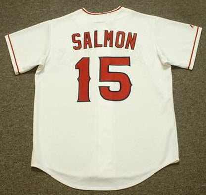 Tim Salmon Anaheim Angels 2002 Home Throwback Baseball Jersey jersey front view