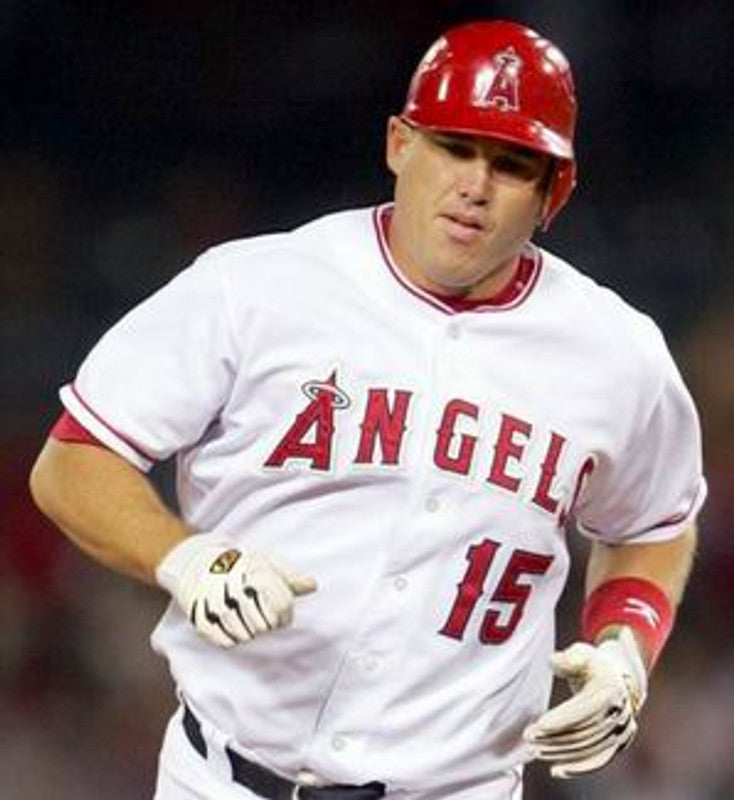 Tim Salmon Anaheim Angels 2002 Home Throwback Baseball Jersey jersey front view