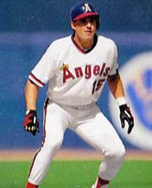 Tim Salmon California Angels Cooperstown Throwback Home Baseball Stitched Jersey jersey front view