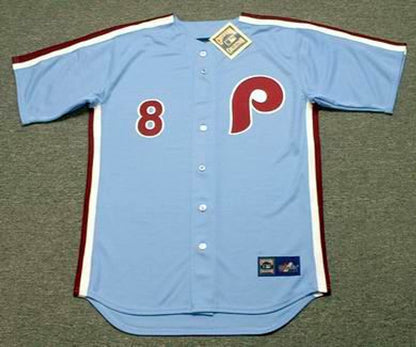Philadelphia Phillies Juan Samuel Cooperstown MLB jersey front view