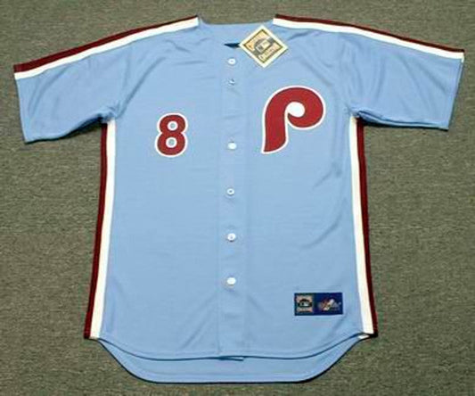 Philadelphia Phillies Juan Samuel Cooperstown MLB jersey front view