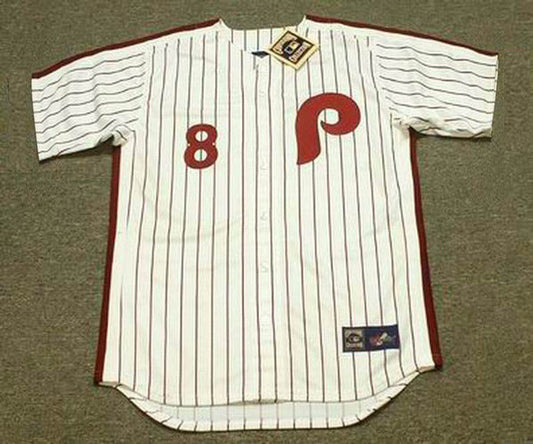 Philadelphia Phillies Juan Samuel Cooperstown MLB jersey front view
