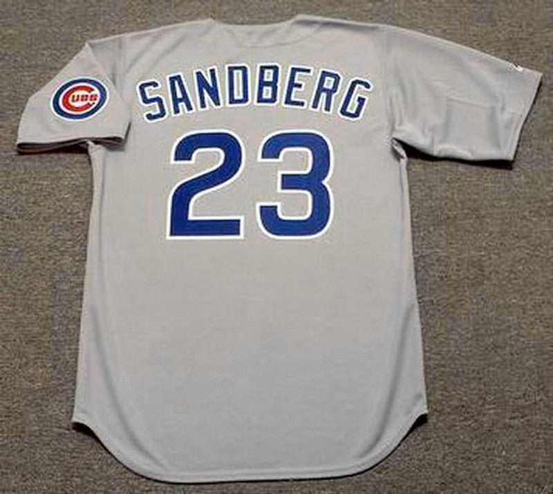 Chicago Cubs Ryne Sandberg MLB jersey front view