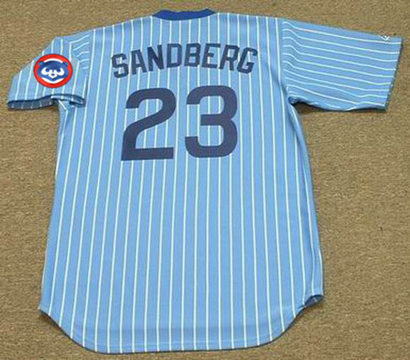 Chicago Cubs Ryne Sandberg MLB jersey front view
