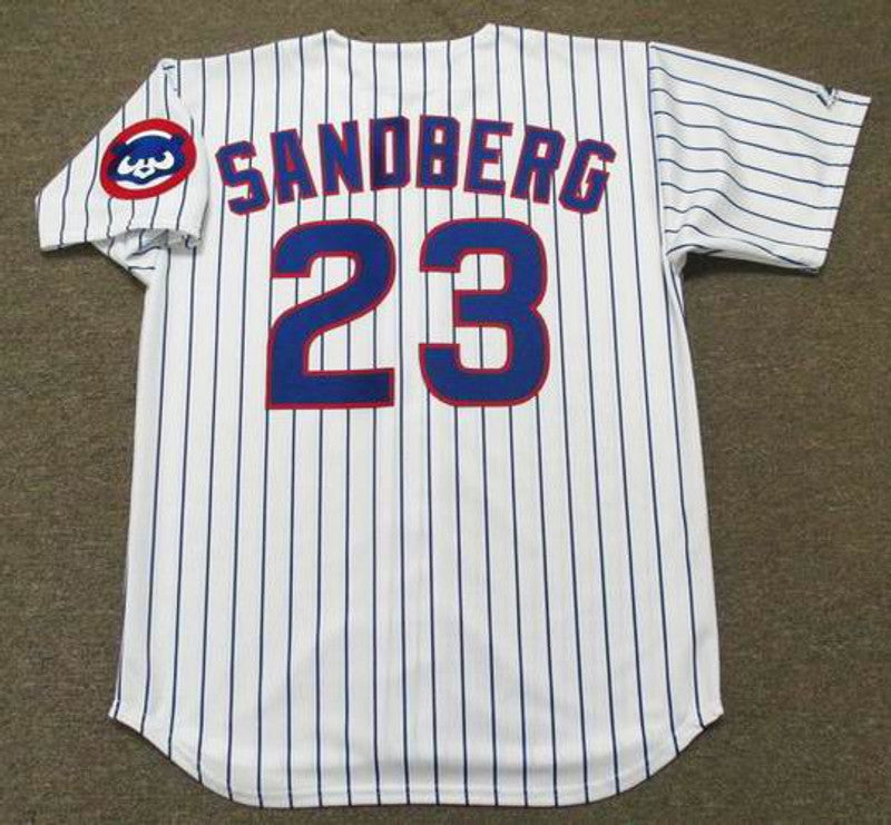 Chicago Cubs Ryne Sandberg MLB jersey front view